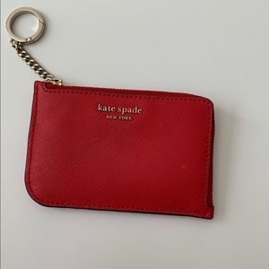 Kate spade ♠️ red small wallet